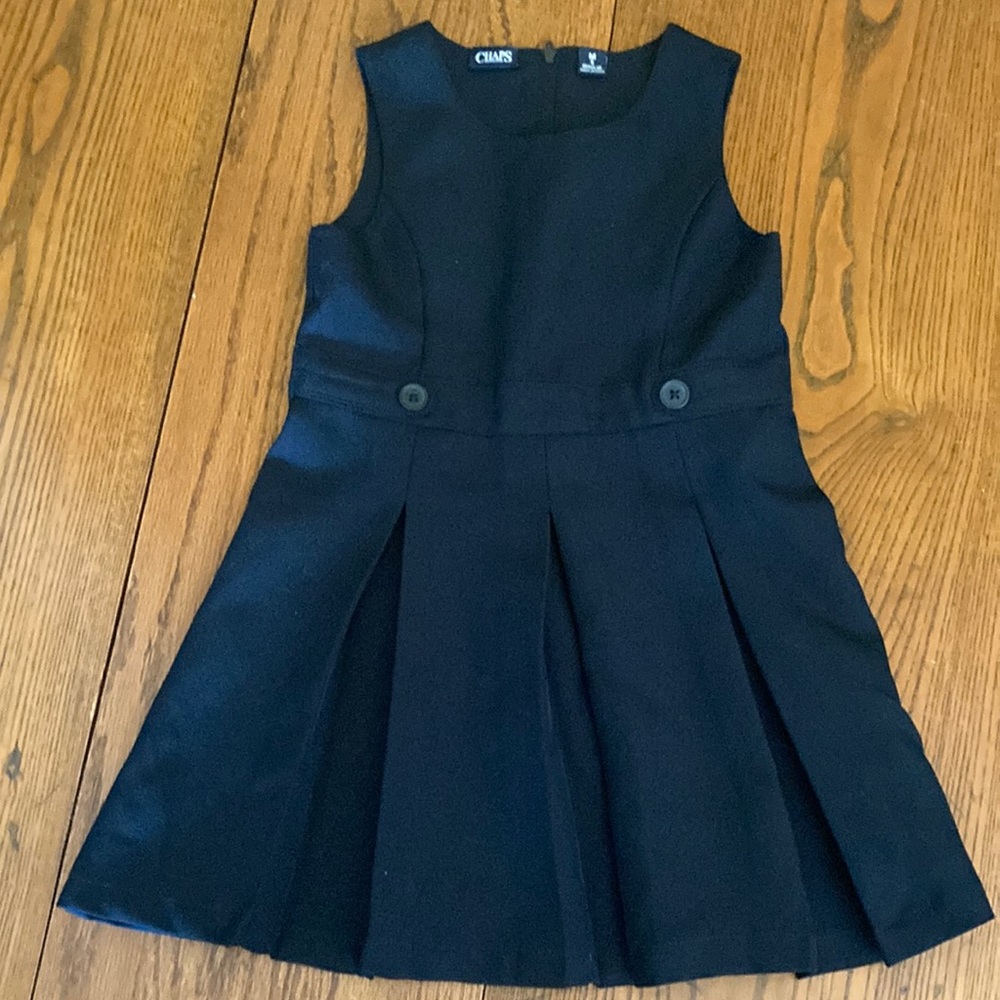 Little girls chaps uniform dress size 5